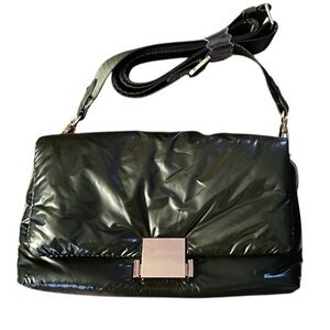 A New Day Crossbody Purse Green & Gold